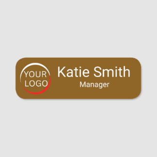 Benutzerdefiniertes Logo Mitarbeiter Personalisier Namensschild