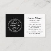 Benutzerdefiniertes Logo modern, minimalfarblich u Visitenkarte (Vorderseite)