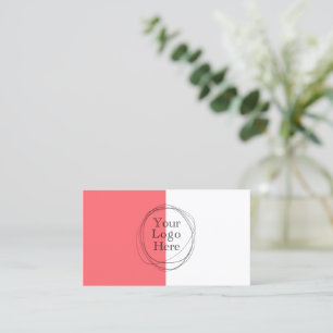 Benutzerdefiniertes Logo Modern Minimalistisch ros Visitenkarte
