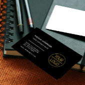 Benutzerdefiniertes Logo modern minimalistisch wei Visitenkarte