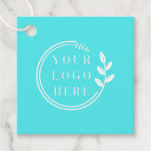 Benutzerdefiniertes Logo Modern Minimalistische So Geschenkanhänger (Vorderseite)