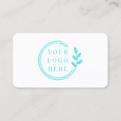 Benutzerdefiniertes Logo Modern Minimalistische So Visitenkarte (Vorderseite)