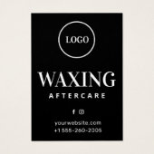 Benutzerdefiniertes Logo Modern Waxing Aftercare C (Vorderseite)