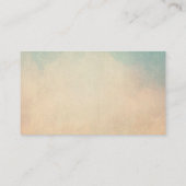 Benutzerdefiniertes Logo moderne minimalistische s Visitenkarte (Rückseite)