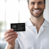 Benutzerdefiniertes Logo moderne minimalistische s Visitenkarte