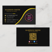 Benutzerdefiniertes Logo moderne minimalistische s Visitenkarte (Vorne/Hinten)