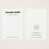 Benutzerdefiniertes Logo, moderne weiße Ohrmarkier (Vorne & Hinten)