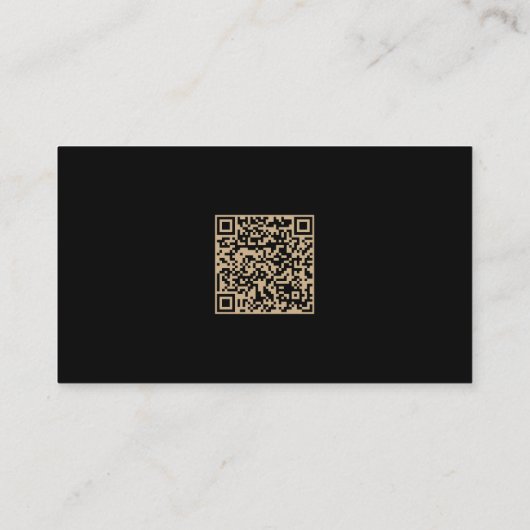 Benutzerdefiniertes Logo Moderner Minimalistischer Visitenkarte (Rückseite)