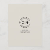 Benutzerdefiniertes Logo Modernes Berufliches Gesc Flyer (Hinten)