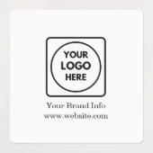 Benutzerdefiniertes Logo | Modernes Minimalistisch Etiketten (Design 2)