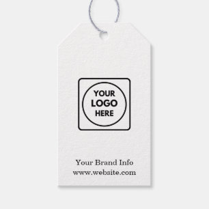 Benutzerdefiniertes Logo   Modernes minimalistisch Geschenkanhänger