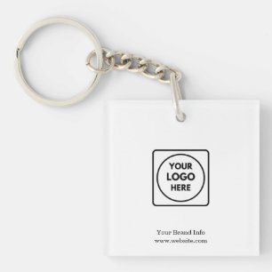 Benutzerdefiniertes Logo   Modernes Minimalistisch Schlüsselanhänger