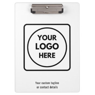 Benutzerdefiniertes Logo Modernes minimalistisches Klemmbrett