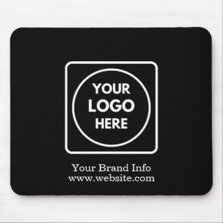 Benutzerdefiniertes Logo-Mouse-Pad | Schwarzuntern Mousepad