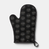 Benutzerdefiniertes Logo Muster Oven Mitt für die  Ofenhandschuh (Vorderseite)
