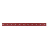 Benutzerdefiniertes Logo-Muster Red Promotion 1,5" Satinband (Vorderseite)