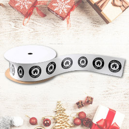 Benutzerdefiniertes Logo-Muster Satin Ribbon Satinband