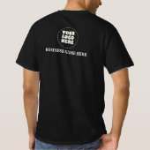 Benutzerdefiniertes Logo | Name, Fliegende Hexe un T-Shirt (Rückseite)