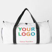 Benutzerdefiniertes Logo & Name Stylische Duffle B Bag (Rückseite)