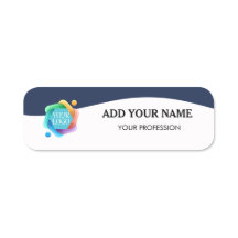 Benutzerdefiniertes Logo Name Tag & Name Business-