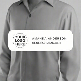 Benutzerdefiniertes Logo - Name - Titel Hier l Sch Namensschild