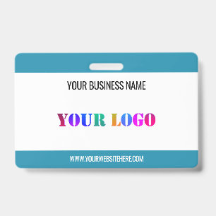 Benutzerdefiniertes Logo Name Website Geschäft Emb Ausweis