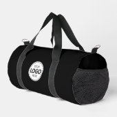 Benutzerdefiniertes Logo/ Name/ Website Schwarze T Duffle Bag (Rechte Ecke)