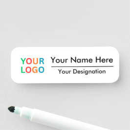 Benutzerdefiniertes Logo & Namensschild für geschä