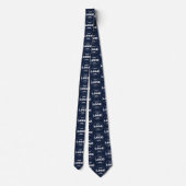 Benutzerdefiniertes Logo Navy Blau Krawatte - Prof (Rückseite)