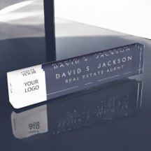 Benutzerdefiniertes Logo Navy Blue Elegant Berufli