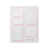 Benutzerdefiniertes Logo Niedlich Einfache Blendun Notizblock (Rotiert)