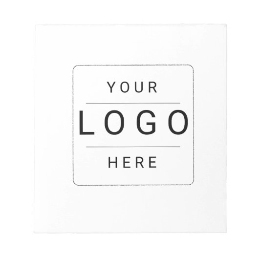 Benutzerdefiniertes Logo Notizblock (Vorderseite)