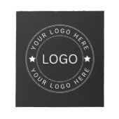 Benutzerdefiniertes Logo Notizblock (Vorderseite)