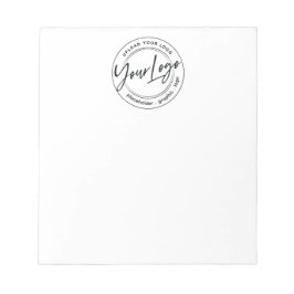 Benutzerdefiniertes Logo Notizblock