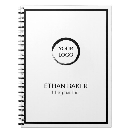 Benutzerdefiniertes Logo Notizblock (Vorderseite)