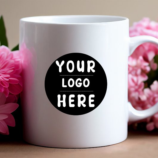 Benutzerdefiniertes Logo oder Bild für Unternehmen Jumbo-Tasse