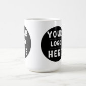 Benutzerdefiniertes Logo oder Bild für Unternehmen Kaffeetasse (Mittel)