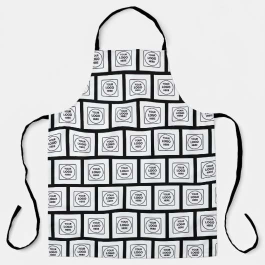 Benutzerdefiniertes Logo oder Bild mit wiederholen Schürze (Vorderseite)