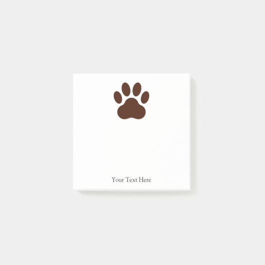 Benutzerdefiniertes Logo oder Bild und Text Post-it Klebezettel (Vorderseite)