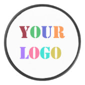 Benutzerdefiniertes Logo oder Foto Ihr Business Ho Eishockey Puck (Vorderseite)