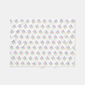 Benutzerdefiniertes Logo oder Foto Personalisiert Fleecedecke (Vorderseite (Horizontal))