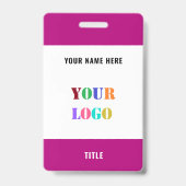 Benutzerdefiniertes Logo oder Foto Personalisierte Ausweis (Rückseite)