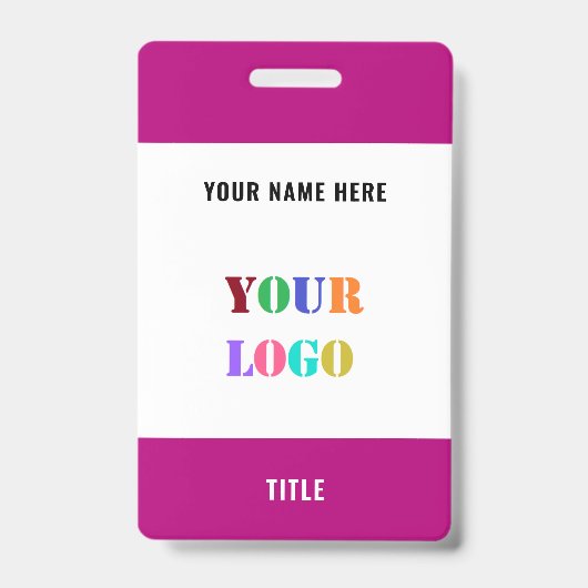 Benutzerdefiniertes Logo oder Foto Personalisierte Ausweis (Vorderseite)