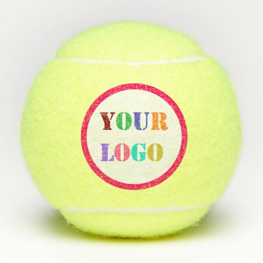 Benutzerdefiniertes Logo oder Foto Personalisierte Tennisbälle (Vorderseite)