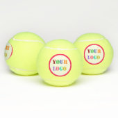 Benutzerdefiniertes Logo oder Foto Personalisierte Tennisbälle (Multi)