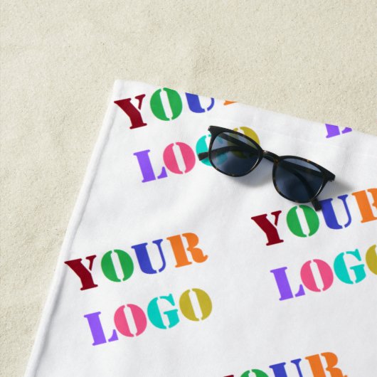 Benutzerdefiniertes Logo oder Foto Strandtuch Ihre (Beispiel)
