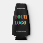 Benutzerdefiniertes Logo oder Foto Textflasche Coo Flaschenkühler (Vorderseite)