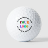 Benutzerdefiniertes Logo oder Foto und Text für Ih Golfball (Vorderseite)