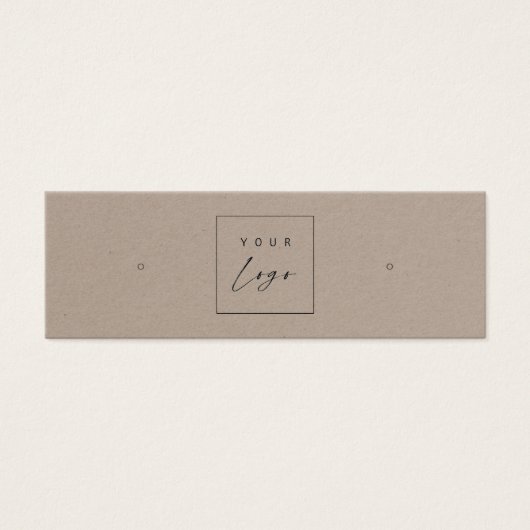 Benutzerdefiniertes Logo ・ Ohrläppchen-Anzeigetafe (Vorderseite)