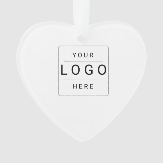 Benutzerdefiniertes Logo Ornament (Vorderseite)